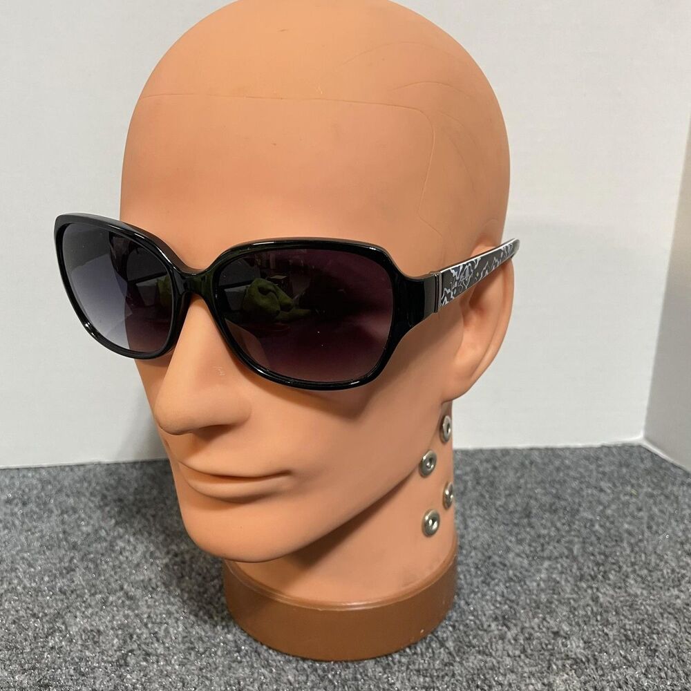 Vera Bradley Sunglasses Womens One Size Black Ink Blue Oversized VB Regina UV400